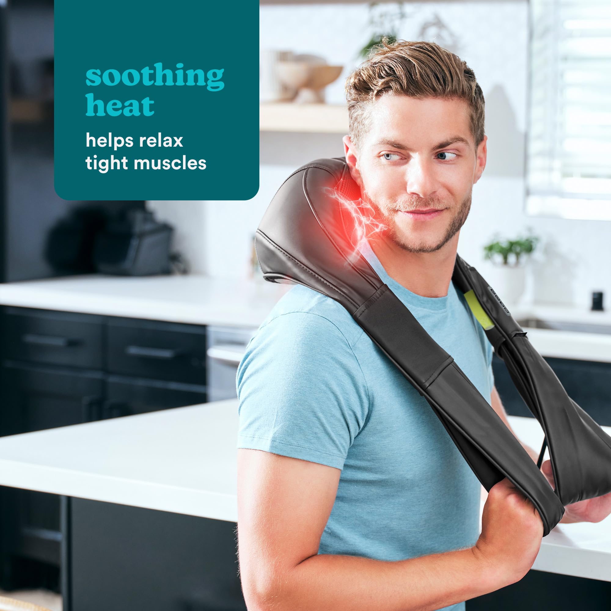 homedics-shiatsu-nackenmassageger-t-mit-w-rme-kabellos-3-massagek-pfe-3-intensit image 3