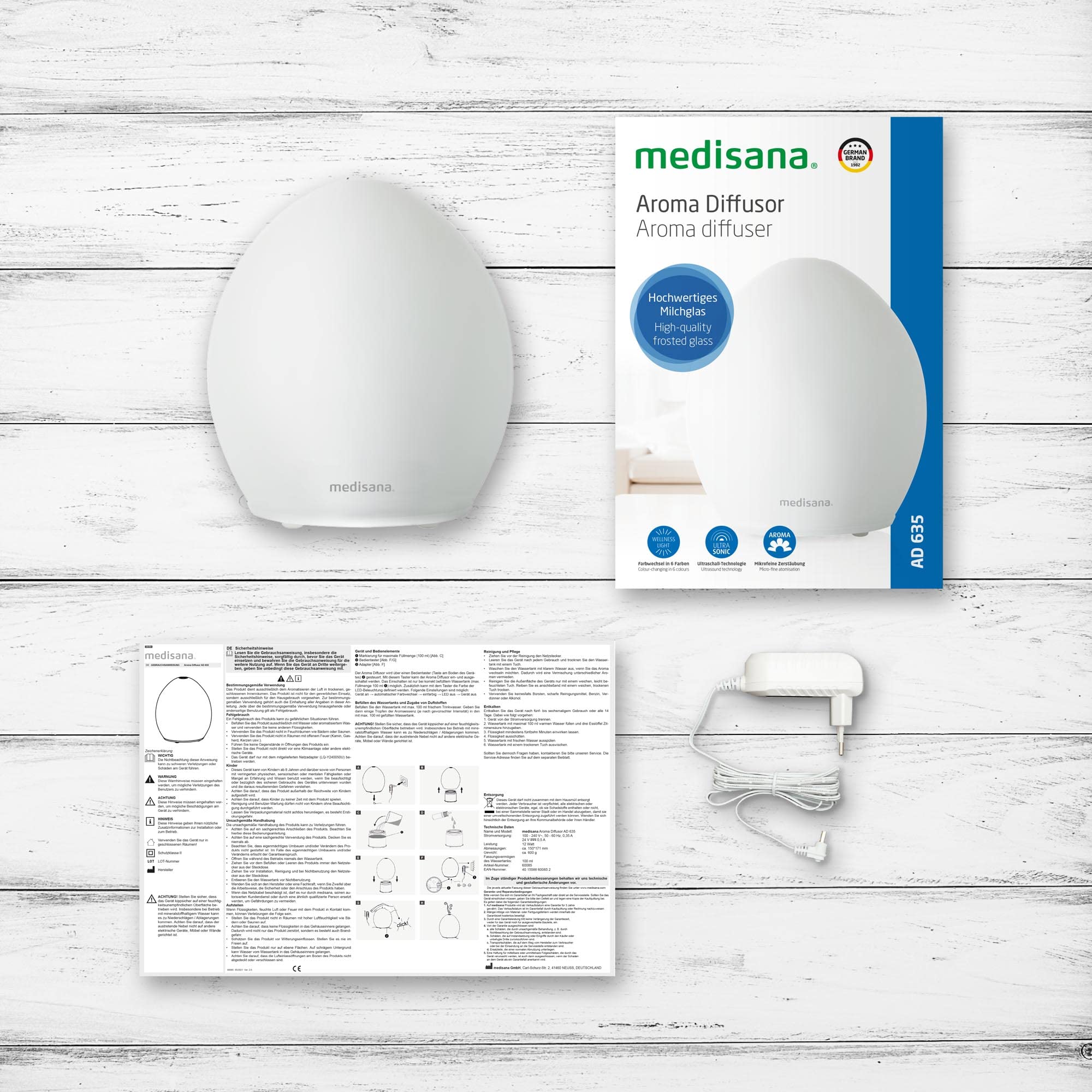 medisana-aroma-diffuser-ad-635-mit-wellnesslicht-in-6-farben-ultraschall-vernebl image 6