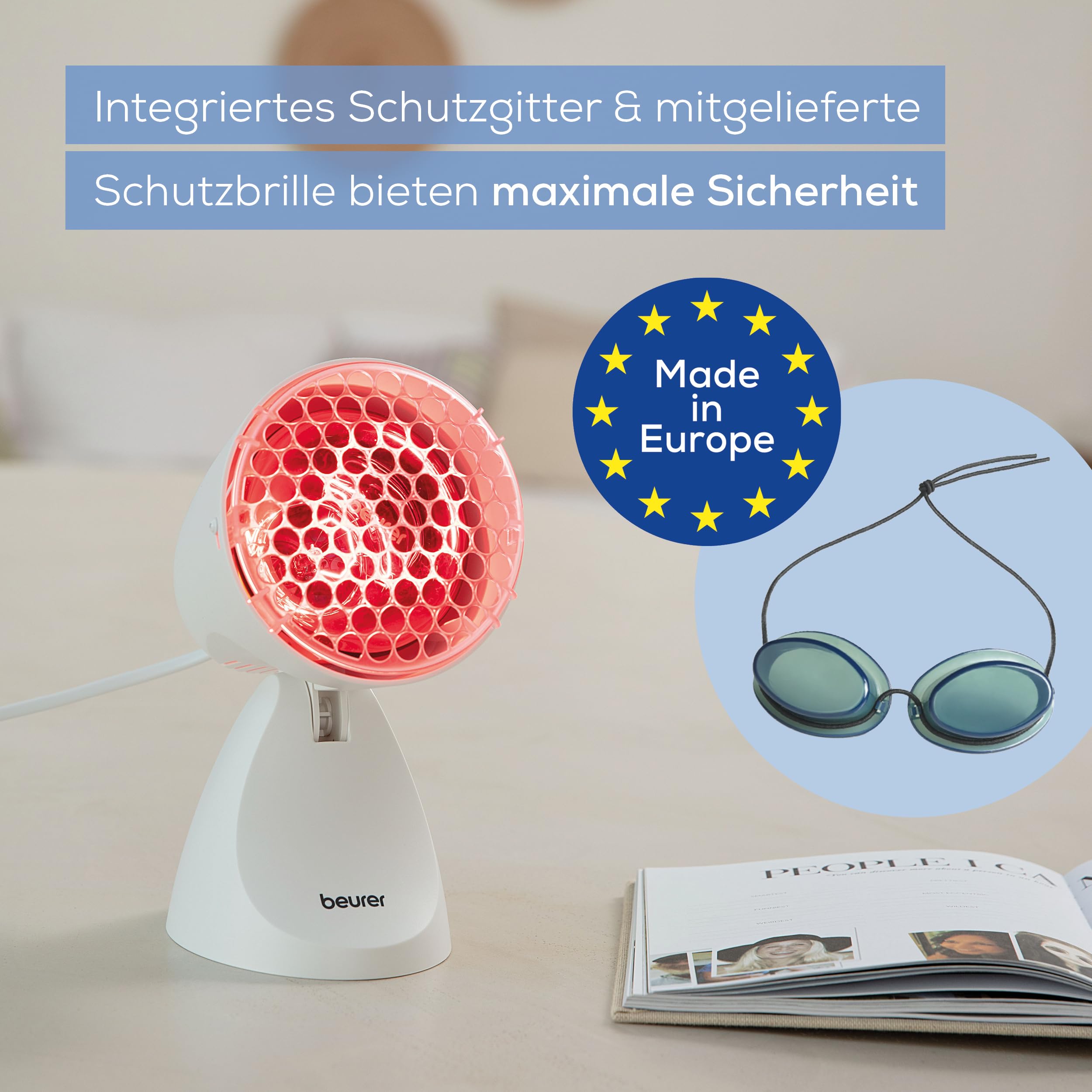 beurer-il-11-infrarotlampe-mit-schutzgitter-und-schutzbrille-100-watt image 3