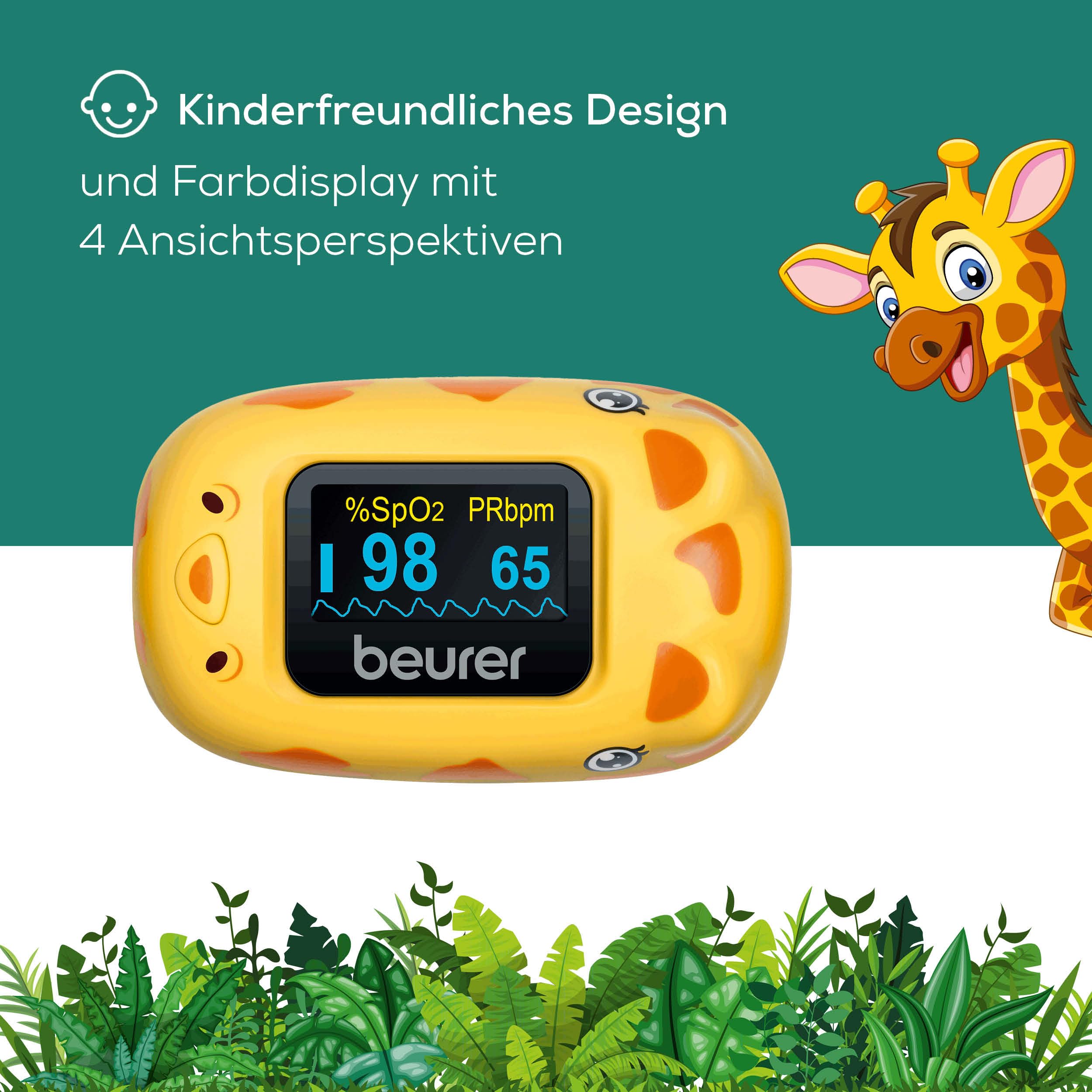 beurer-po-13-kids-finger-pulsoximeter-f-r-kinder-spo2-und-pulsmessung-giraffen-d image 5