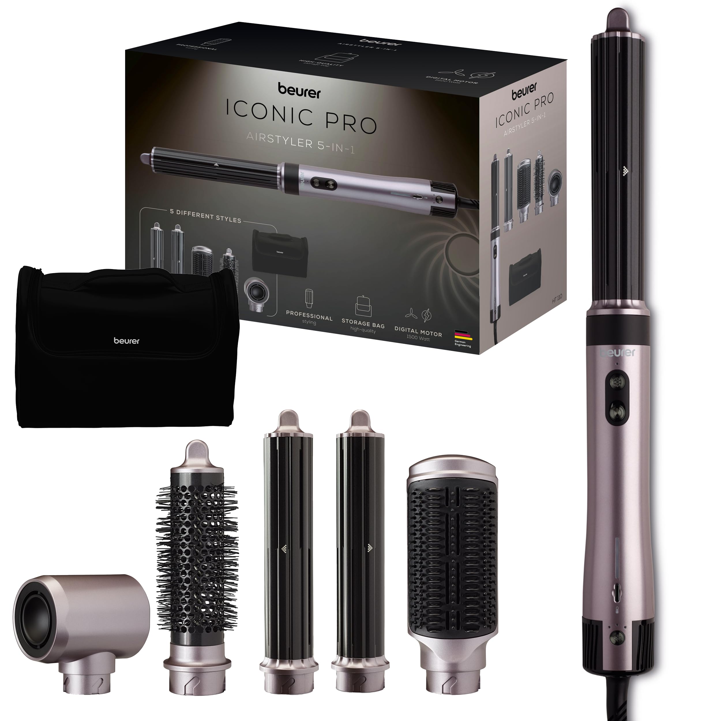 beurer-airstyler-5-in-1-iconic-pro-multifunktionaler-haarstyler-f-r-locken-gl-tt image 1