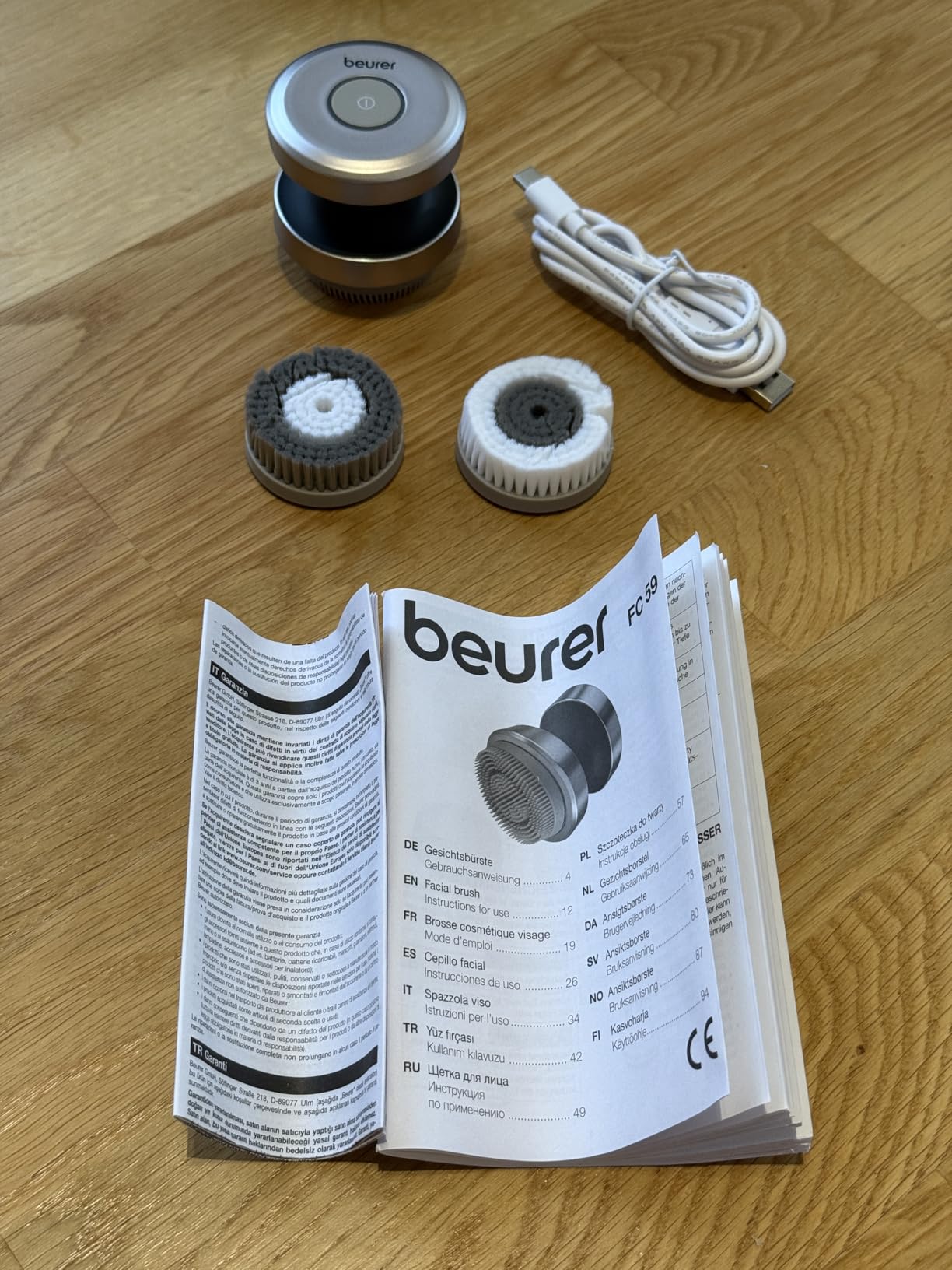 Gute Bürste, aber etwas stark