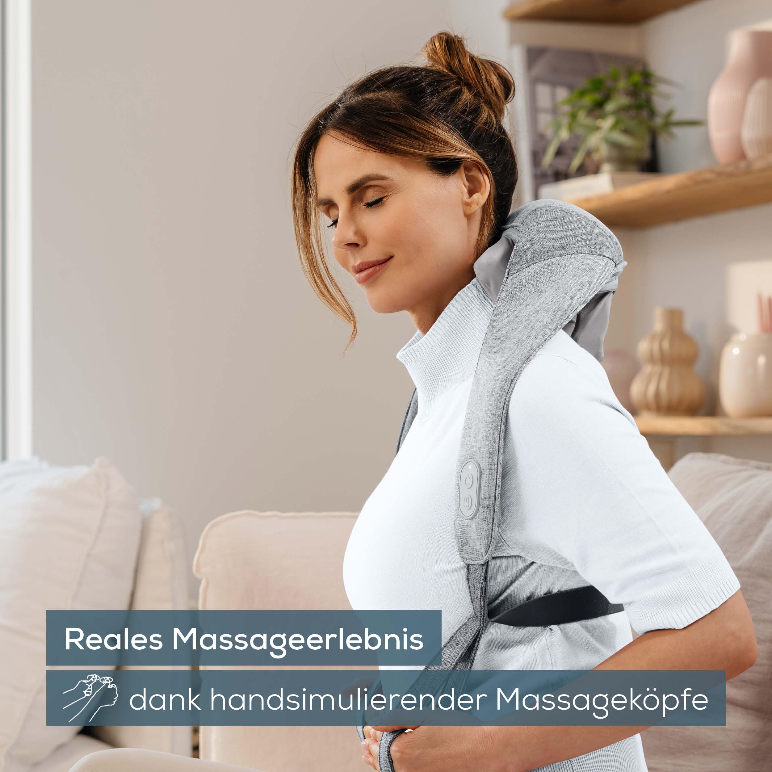 beurer-mg-154-akku-nacken-massageger-t-mit-w-rme-kabellos-bis-2-stunden-6-massag image 2