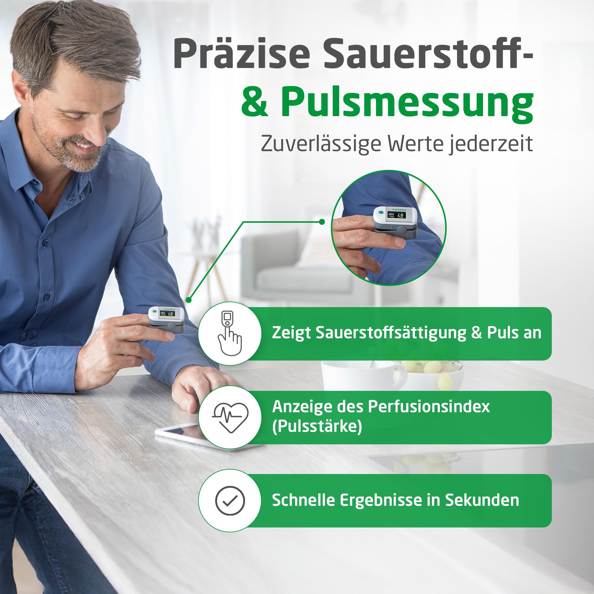medisana-pm-100-pulsoximeter-oled-one-touch-sauerstoffs-ttigung-puls-6-anzeigemo image 2
