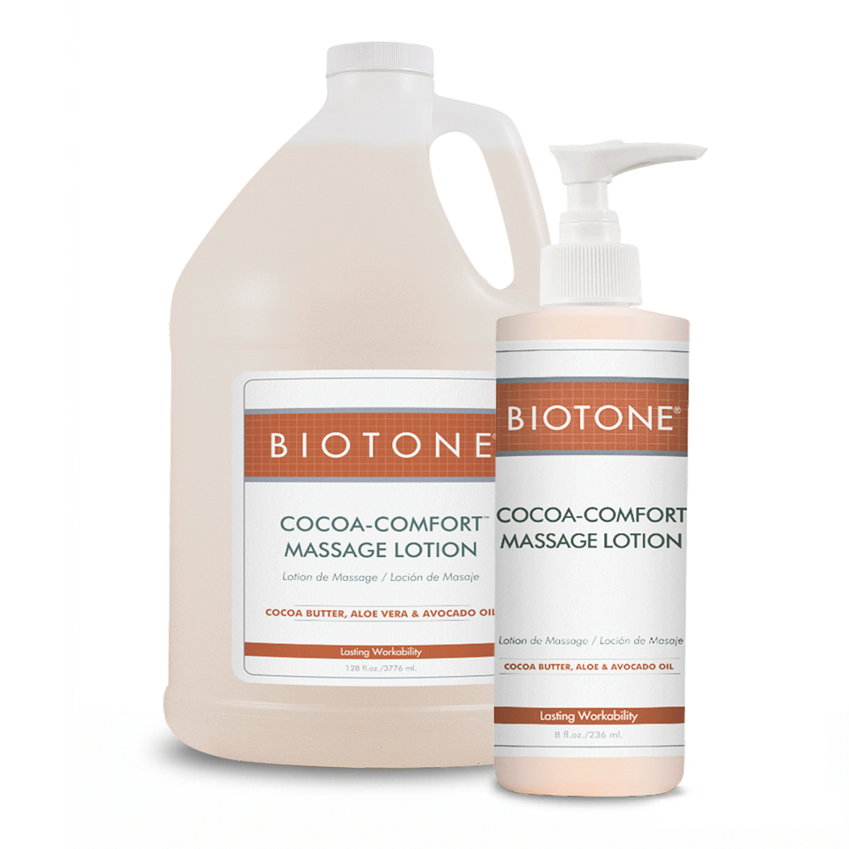 biotone-cocoa-comfort-massage-lotion-mit-echter-kakaobutter-32-oz image 1