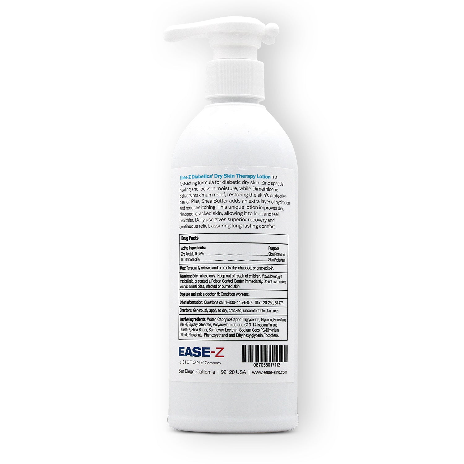 biotone-ease-z-diabetics-dry-skin-therapy-lotion-10-9-oz-mit-zink-und-sheabutter image 2