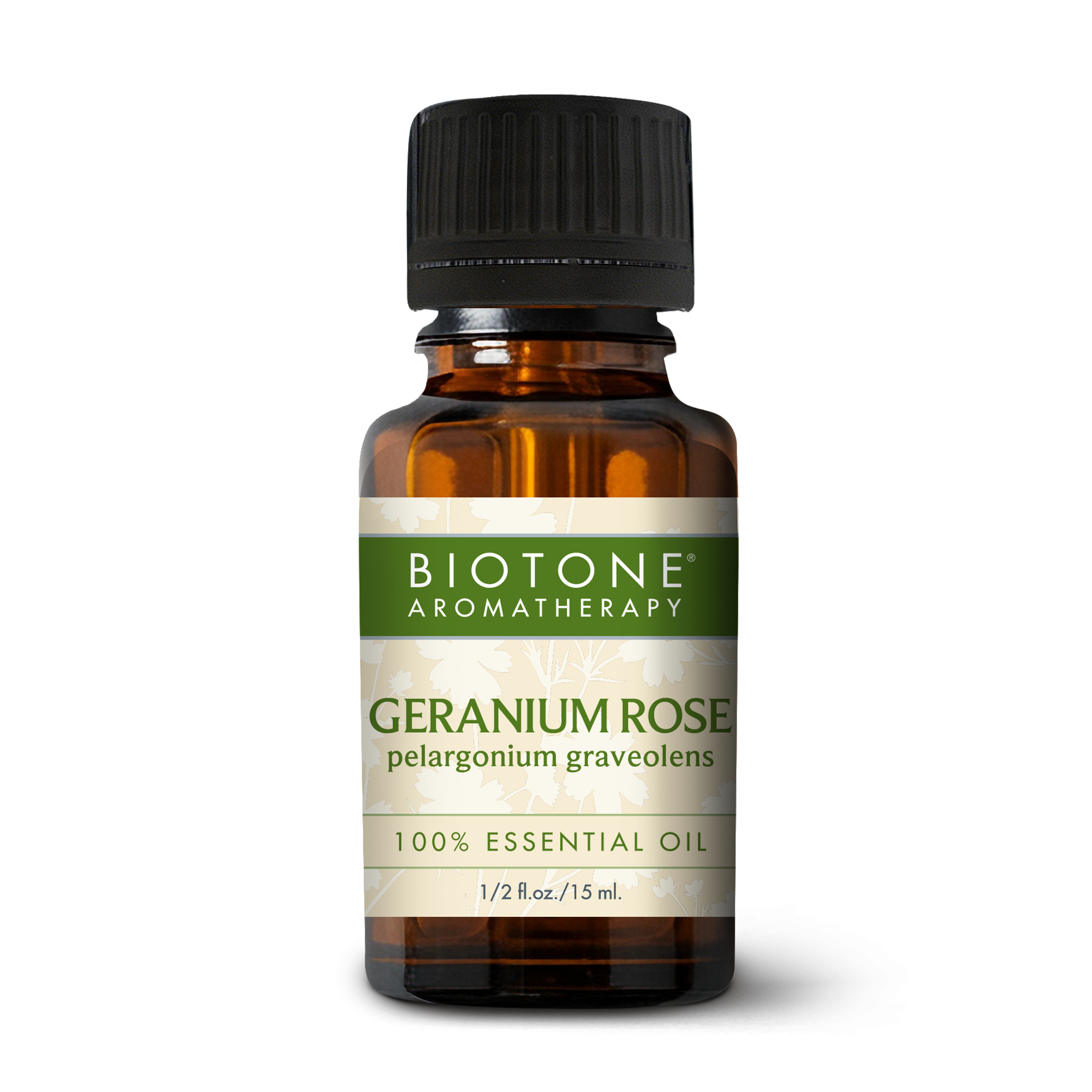 biotone-geranium-rose-essential-oil-100-rein-wild-crafted-aromatherapie-1-2-oz image 1